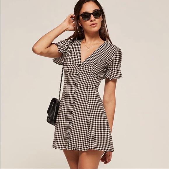 Reformation Dresses & Skirts - 🔥Reformation Dolce Checkered Mini Dress
